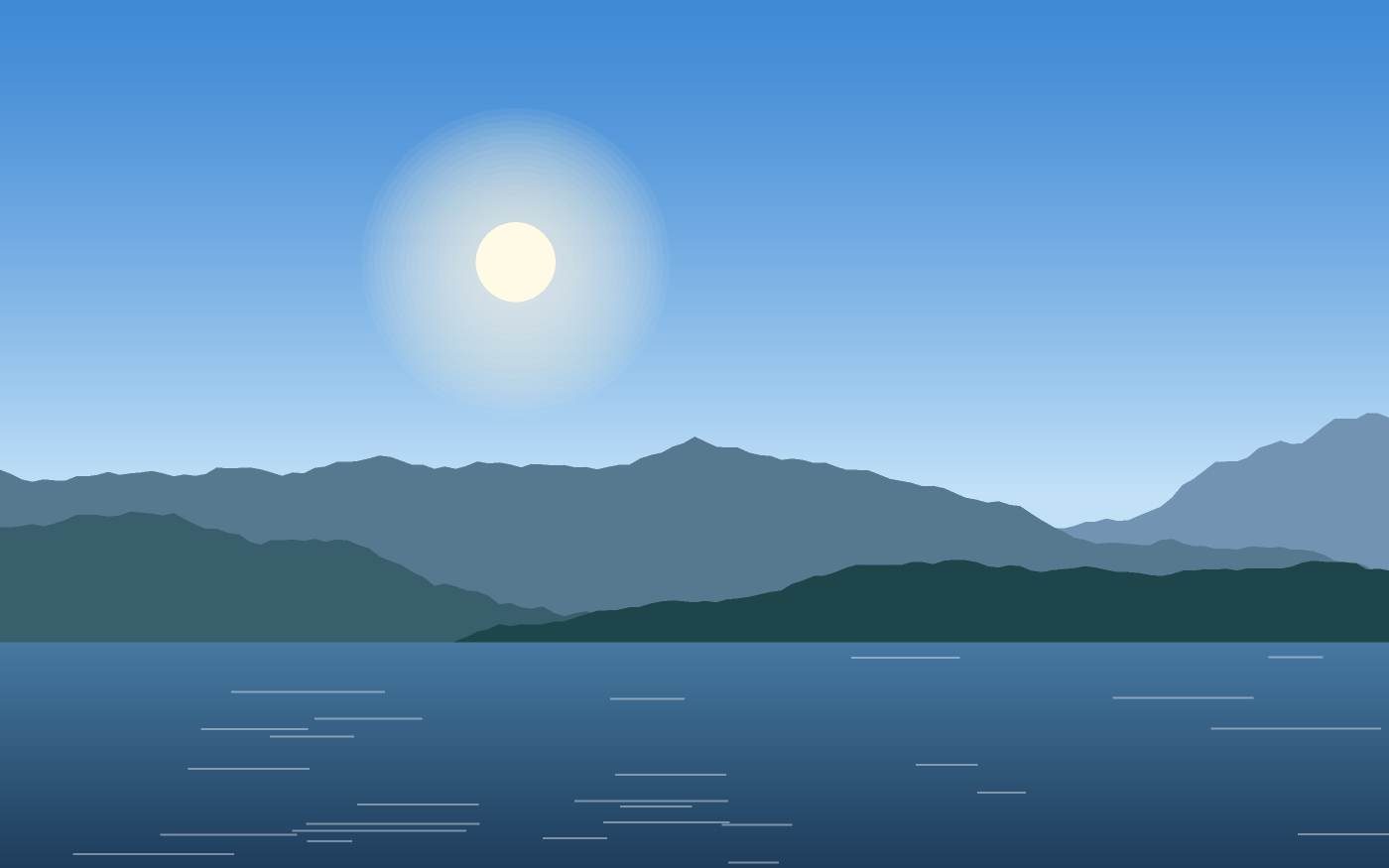 Landschaftsillustration