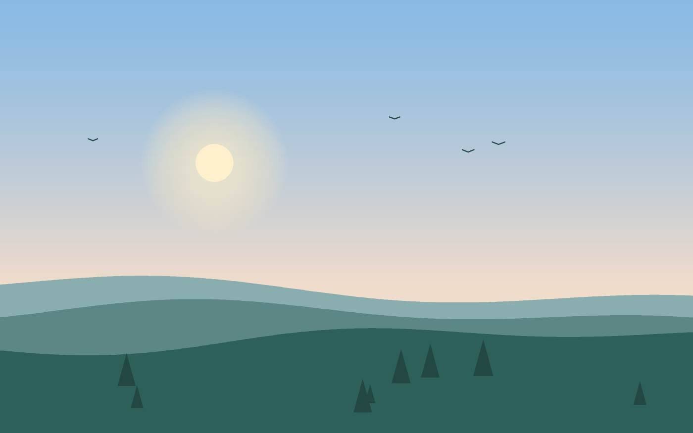 Landschaftsillustration