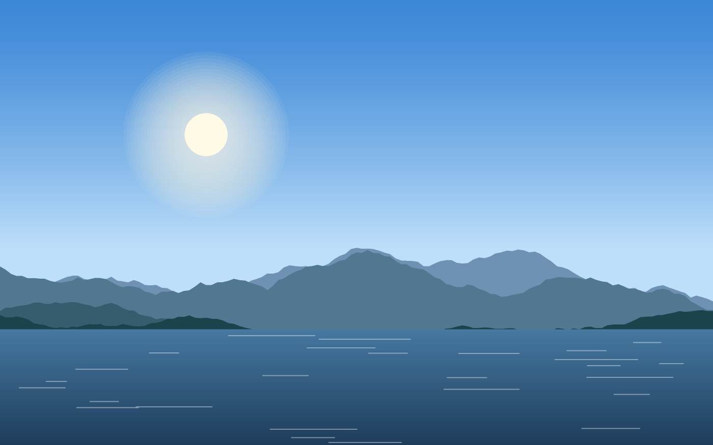 Landschaftsillustration