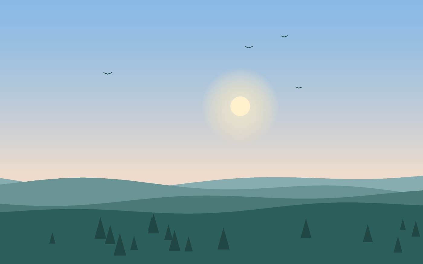 Landschapsillustratie