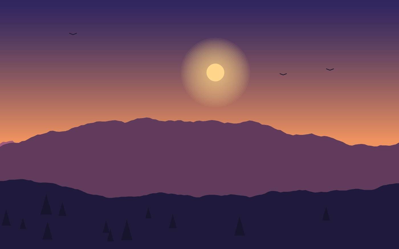 Landschapsillustratie