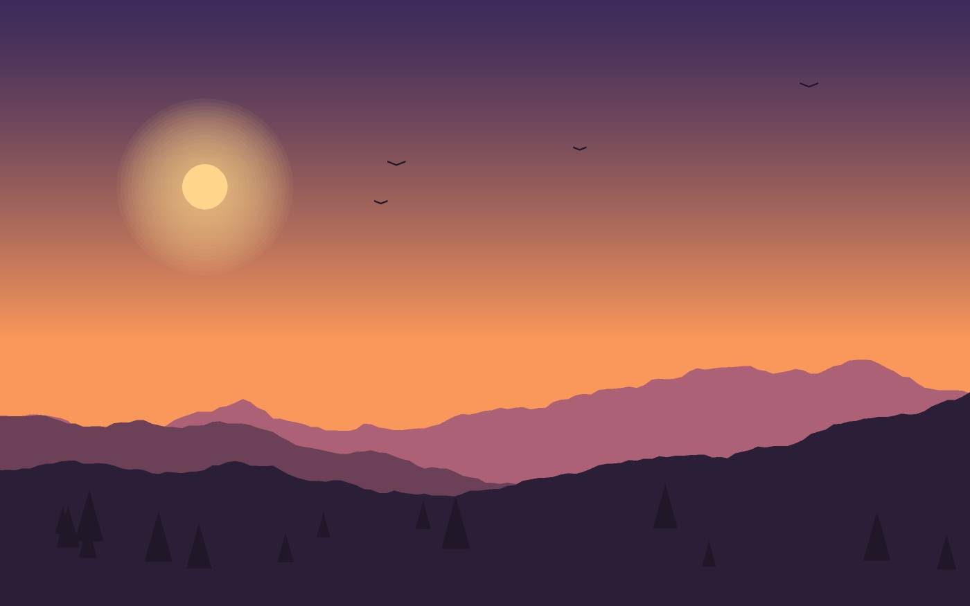 Landschaftsillustration