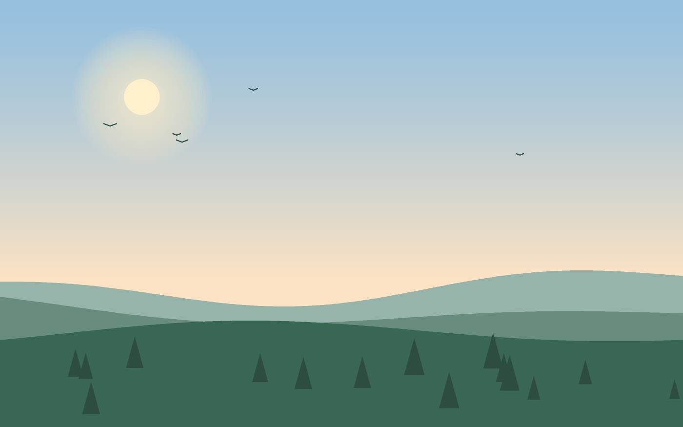 Landschaftsillustration