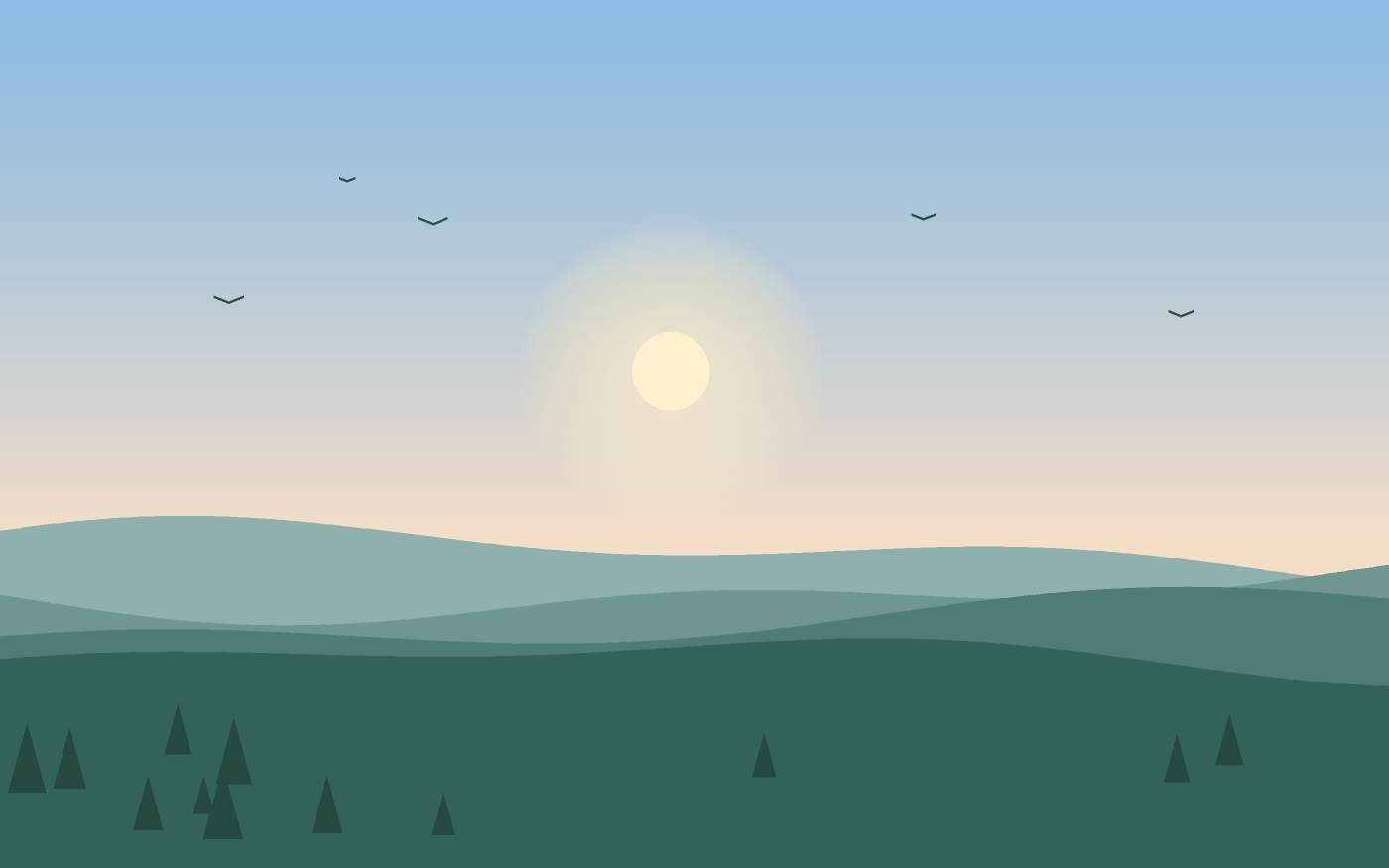 Landschaftsillustration