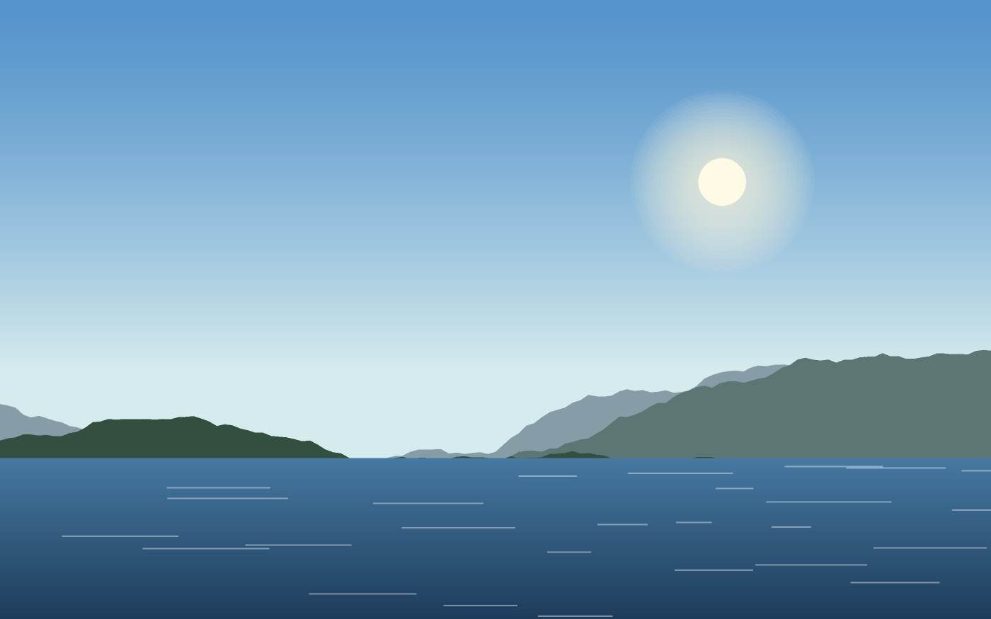 Ilustrace krajiny