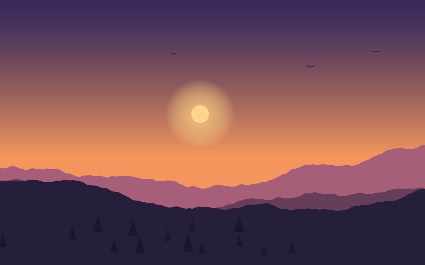 Ilustrace krajiny