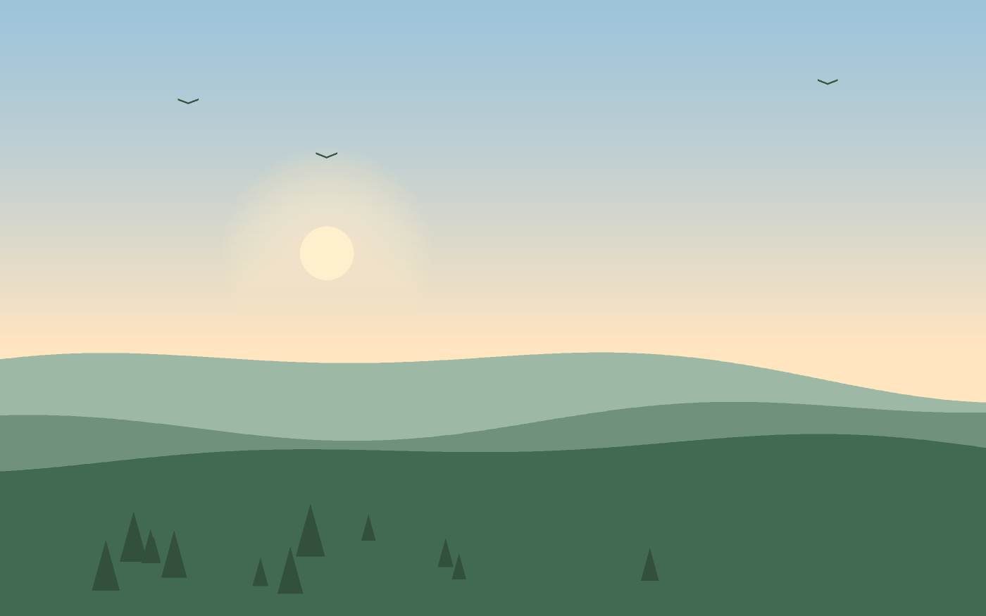 Ilustrace krajiny