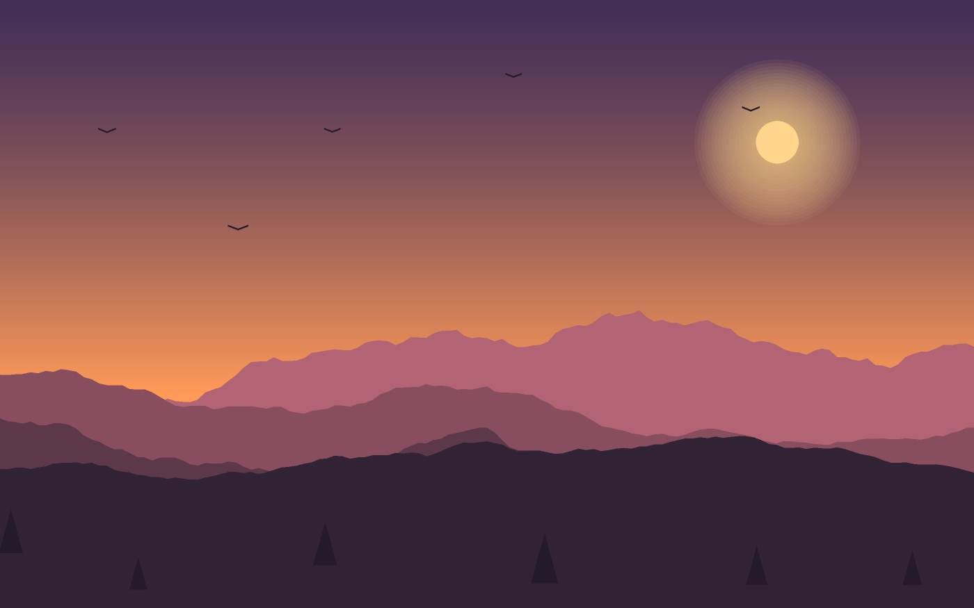 Landschaftsillustration