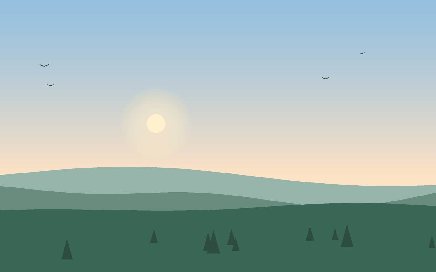 Landschaftsillustration