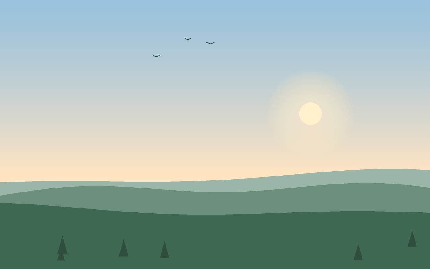 Landschaftsillustration