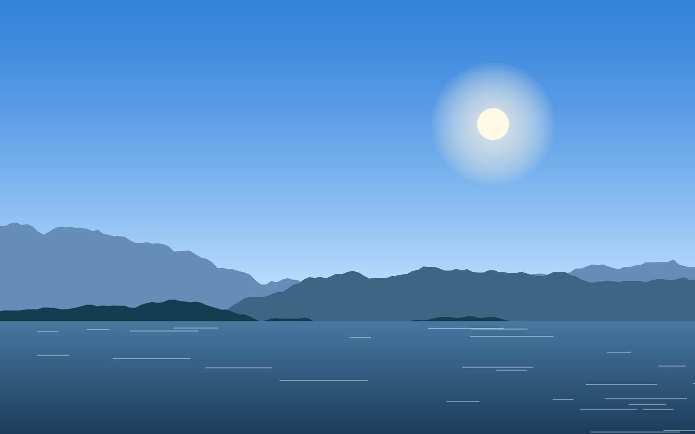 Ilustración de un paisaje