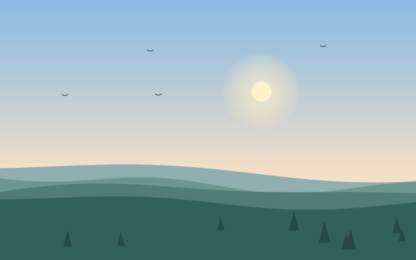 Ilustración de un paisaje