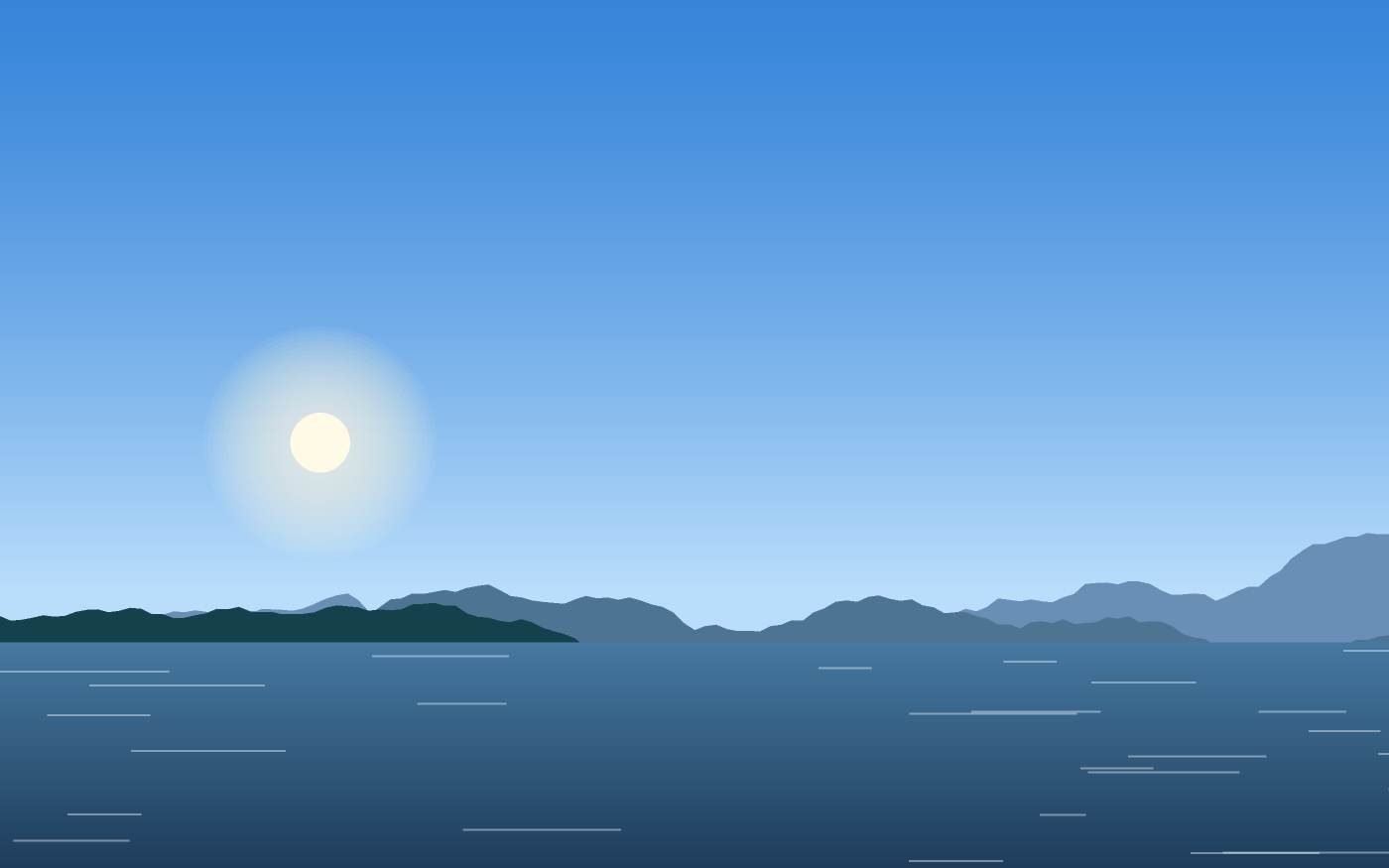 Illustrazione di un paesaggio