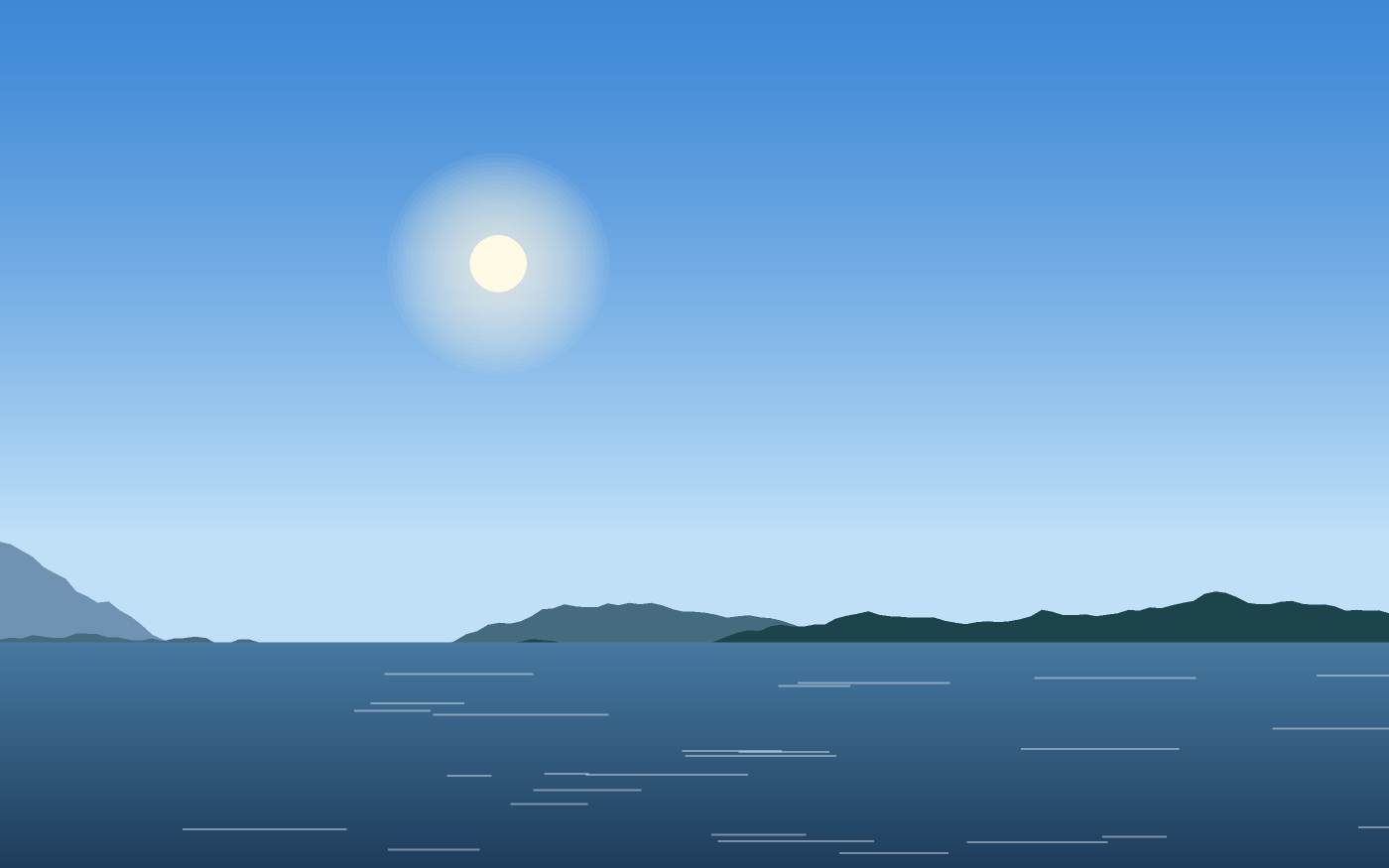 Illustrazione di un paesaggio
