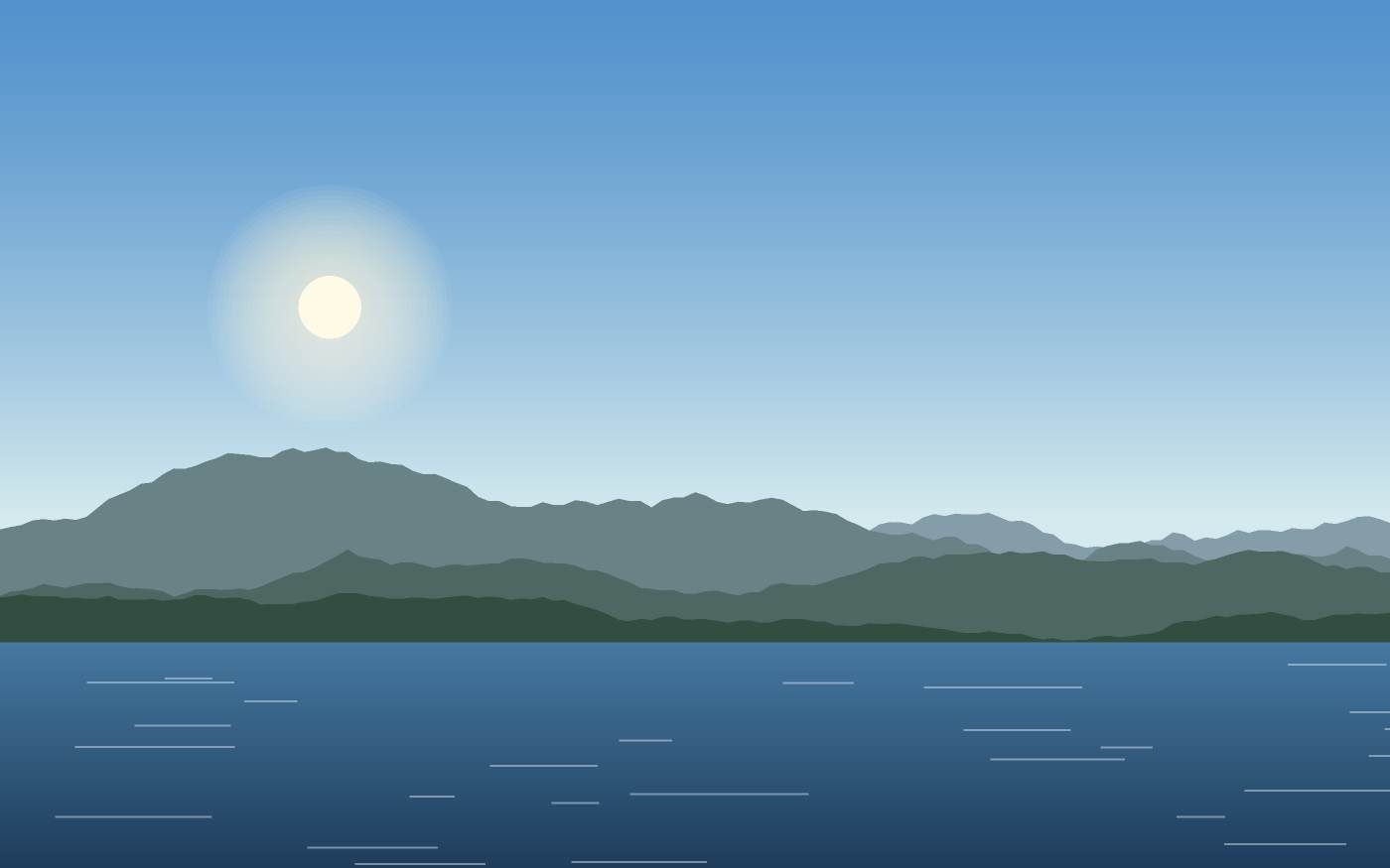 Landschapsillustratie