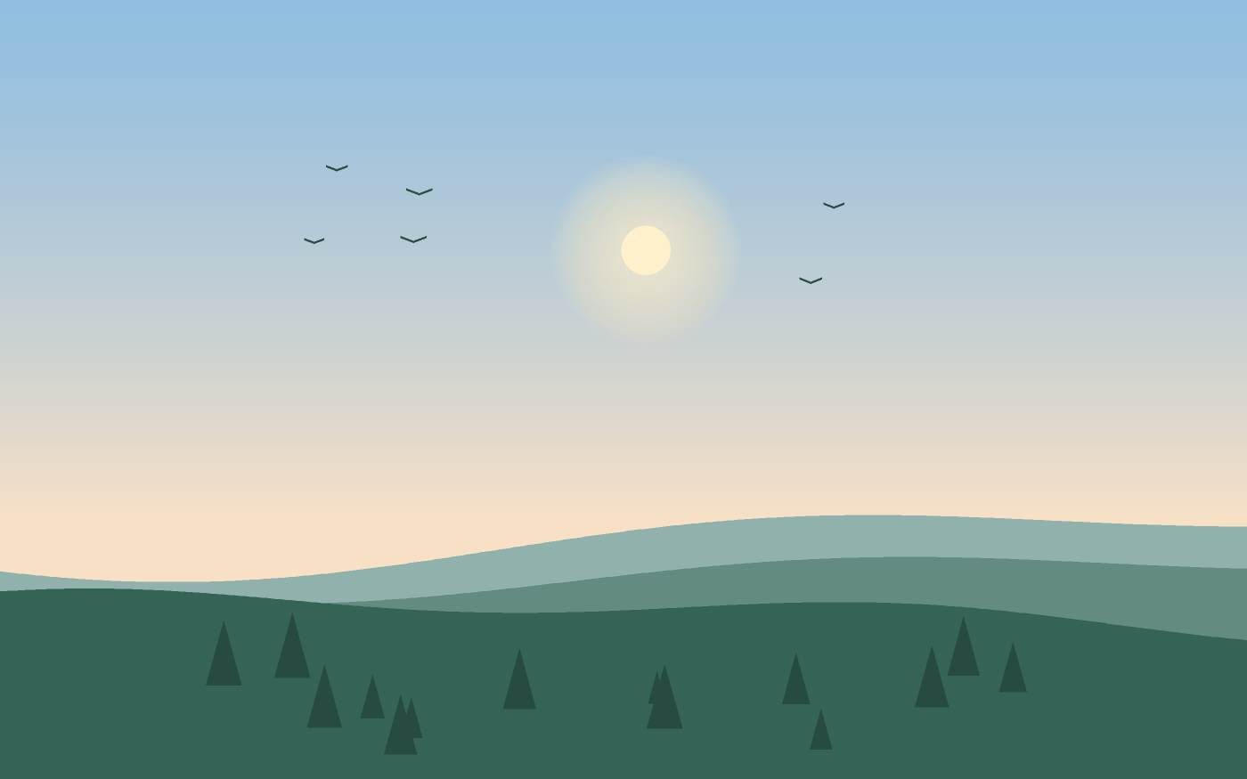 Ilustracja krajobrazu