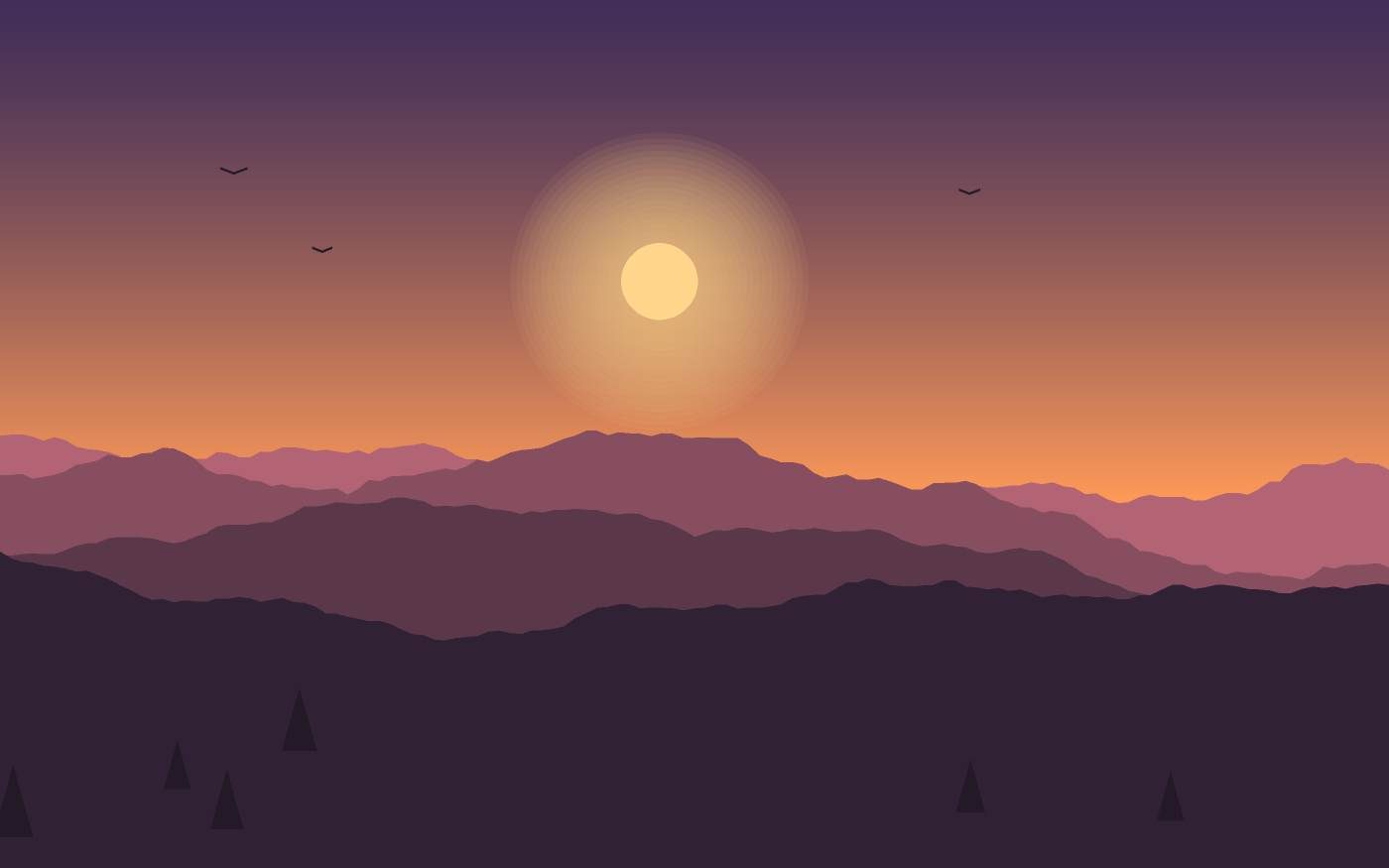 Ilustracja krajobrazu