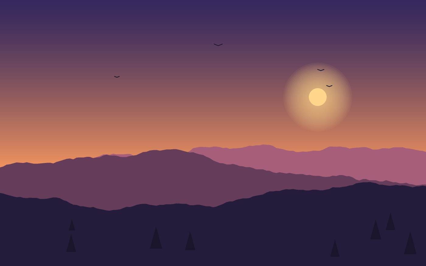 Landskapsillustration